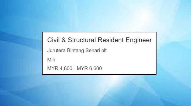 Jawatan Kosong Jurutera Awam Archives Jawatan Kerja